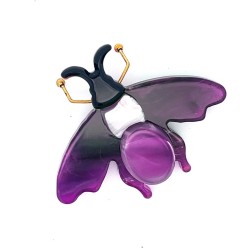 Spilla Resina Ape Sicula Viola