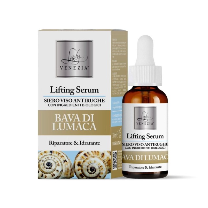 Siero Viso Antirughe Protettivo alla Bava di Lumaca [Lady Venezia]