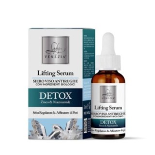Siero Viso Antirughe DETOX con ZINCO & Niacinamide [Lady Venezia]