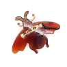 Spilla Resina Ape Sicula Caramel