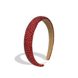 Cerchietto Rosso Full Strass