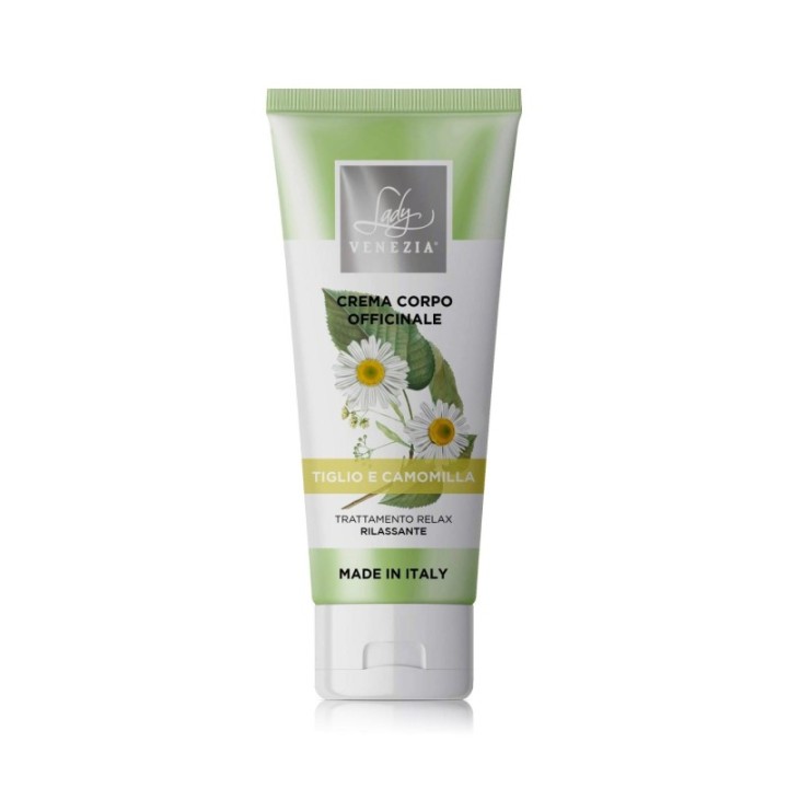 Crema Corpo Officinale TIGLIO & CAMOMILLA Rilassante [100ml] Lady Venezia RELAX