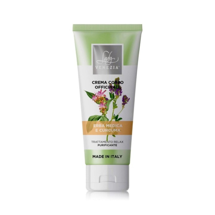 Crema Corpo Officinale ERBA MEDICA & CURCUMA Purificante [100ml] Lady Venezia RELAX