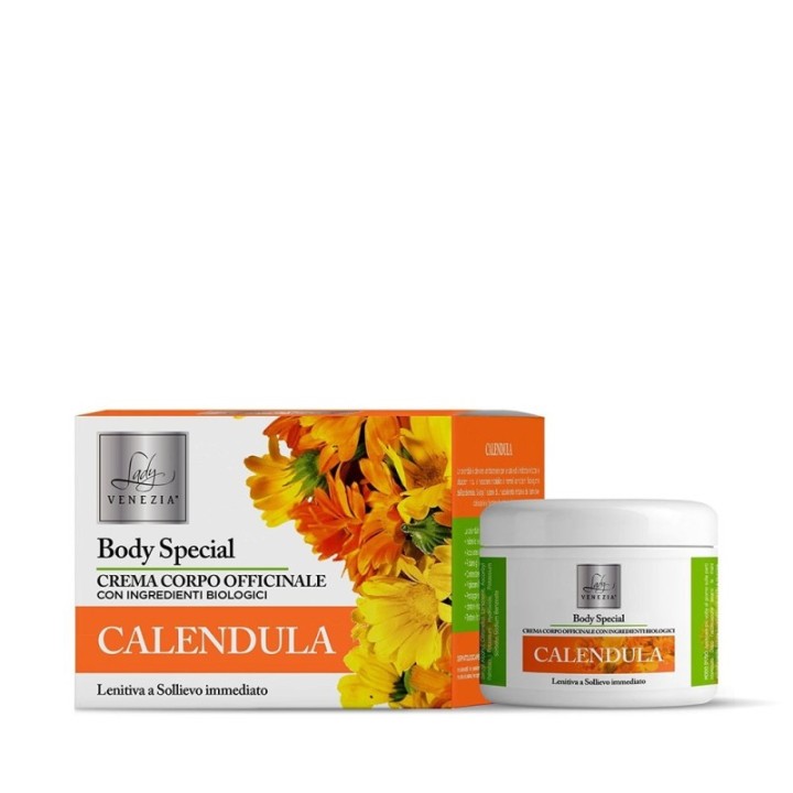 Crema Corpo Officinale CALENDULA Naturale | Lenitiva [Lady Venezia]