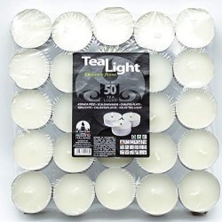 50 Candele Tealight Neutre