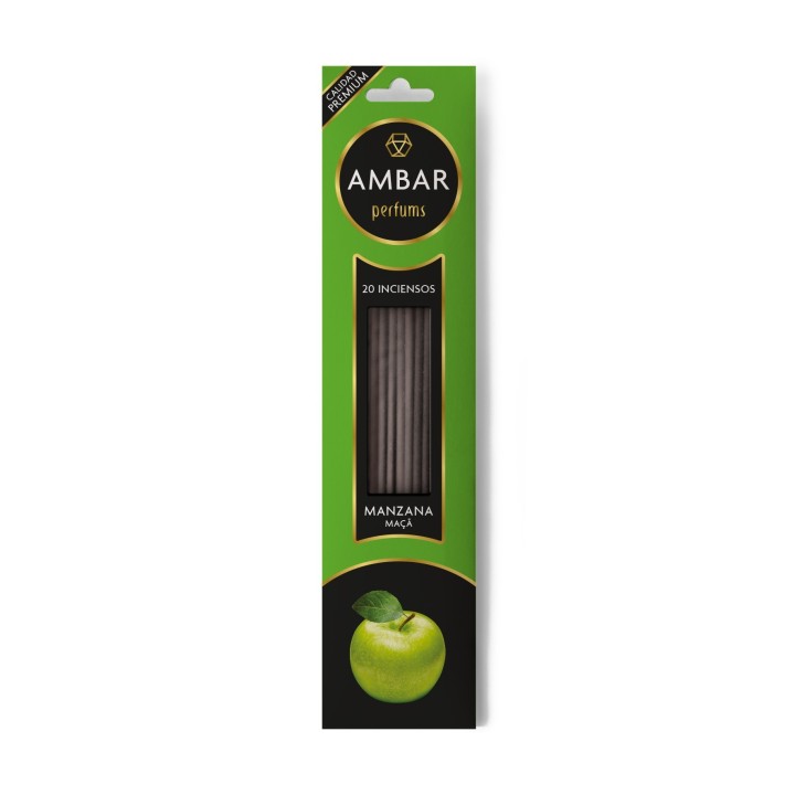 Incensi alla Mela [AMBAR] Bastoncini Profumati Naturali 100%