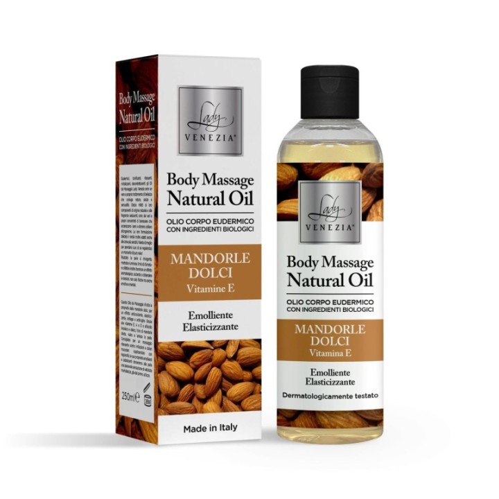 Olio Corpo Massaggio | MANDORLE DOLCI + Vitamina E [Lady Venezia]