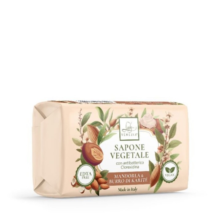 Saponetta Vegetale MANDORLA & BURRO DI KARITE [100gr] Lady Venezia Vegan