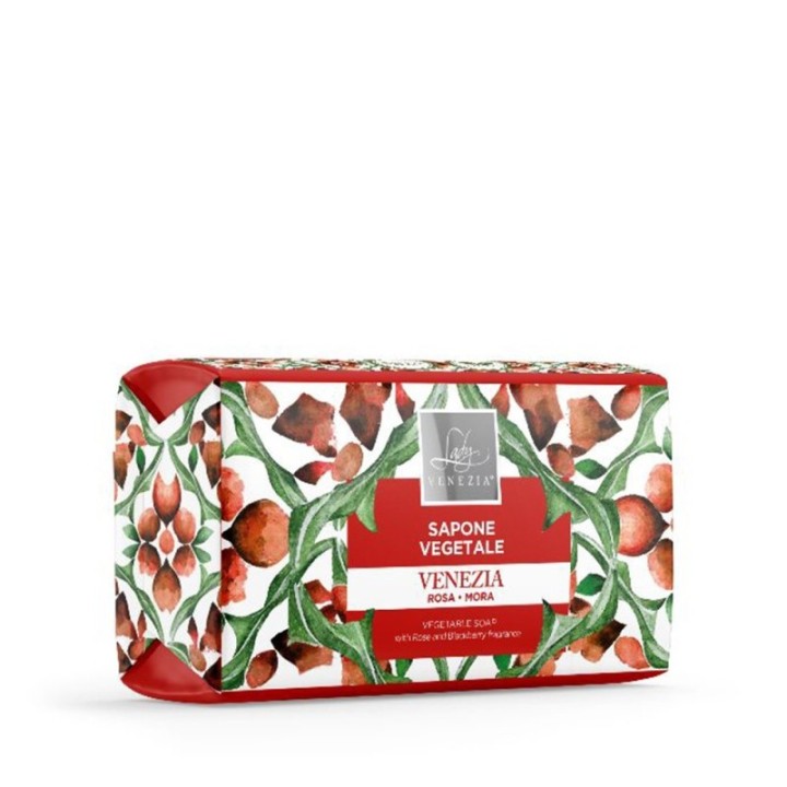 VENEZIA - Rosa & Mora | Saponetta Vegetale 'Le Ceramiche' [Lady Venezia]