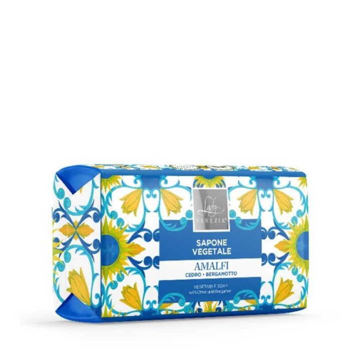 AMALFI - Cedro & Bergamotto | Saponetta Vegetale 'Le Ceramiche' [Lady Venezia]