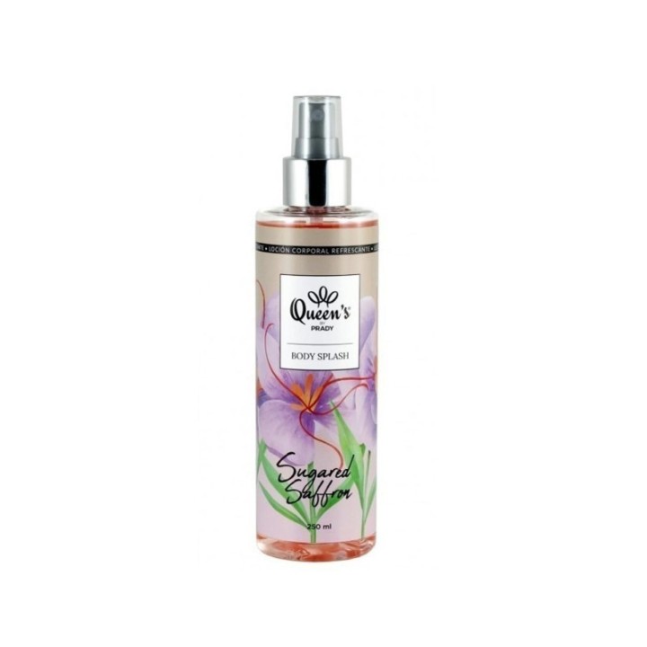 QUEEN'S Body Splash Unisex [250ml] SUGARED SAFFRON