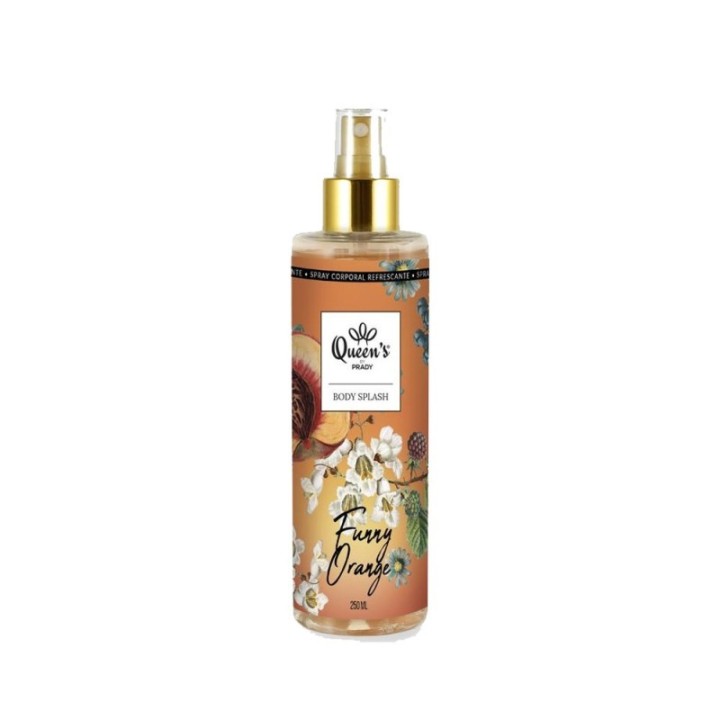 QUEEN'S Body Splash Unisex [250ml] FUNNY ORANGE