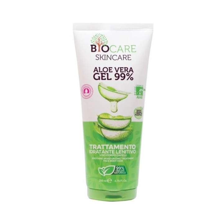 Trattamento Aloe Vera GEL 99% [200ml] Viso-Corpo-Capelli