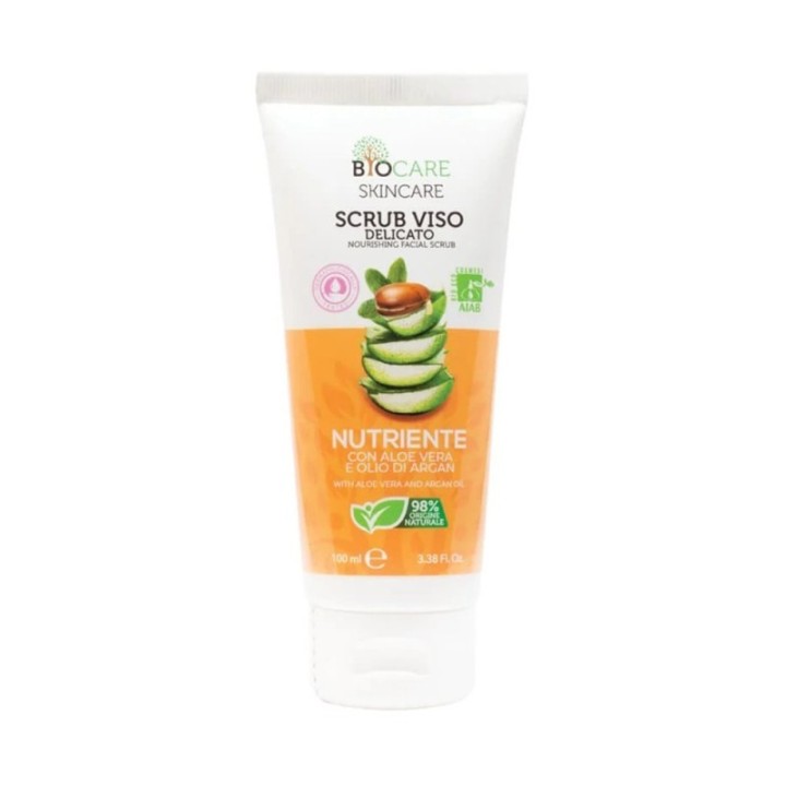 Scrub Viso Nutriente [100ml] Aloe Vera & Olio Di Argan