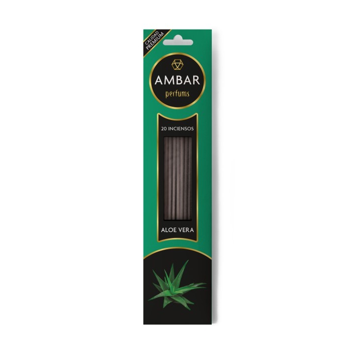 Incensi Aloe Vera [AMBAR] Bastoncini Profumati Naturali 100%