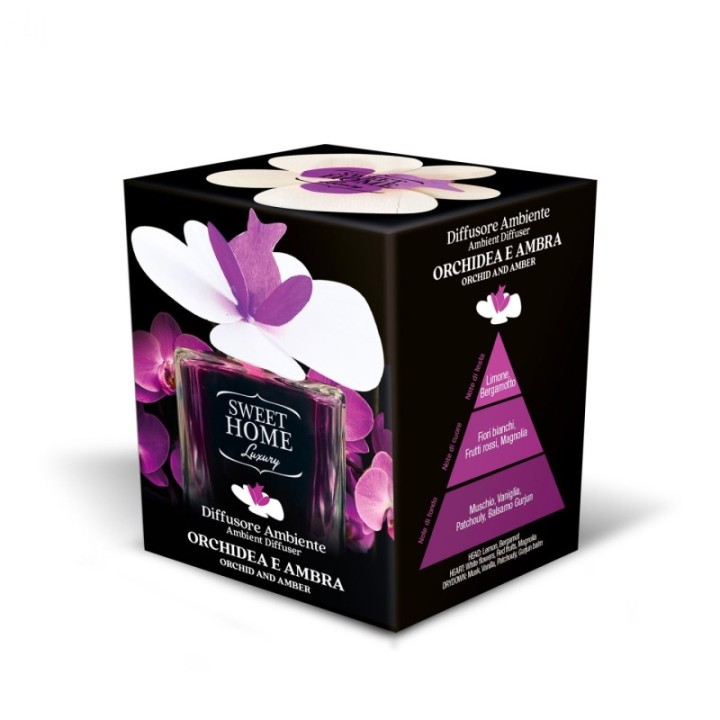 Orchidea & Ambra | Fiore-Diffusore Fragranza [150ml] Luxury