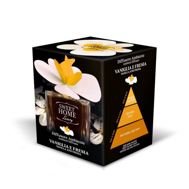 Vaniglia & Fresia | Fiore-Diffusore Fragranza [150ml] Luxury