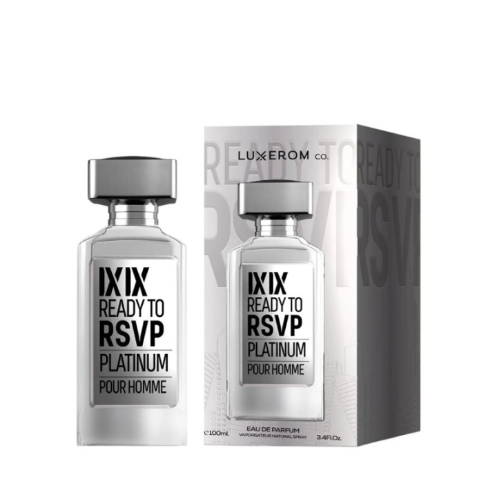 Luxerom IXIX Ready To RSVP Platinum | Dupe CH 212 NYC Men
