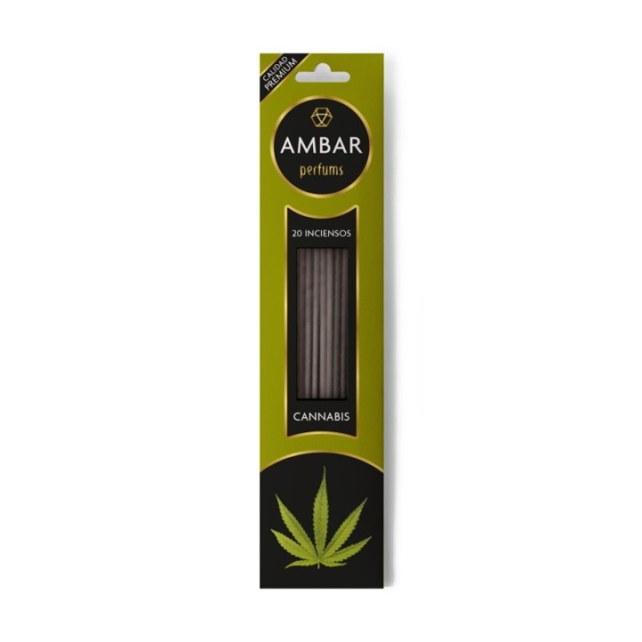 Incensi Cannabis [AMBAR] Bastoncini Profumati Naturali 100%