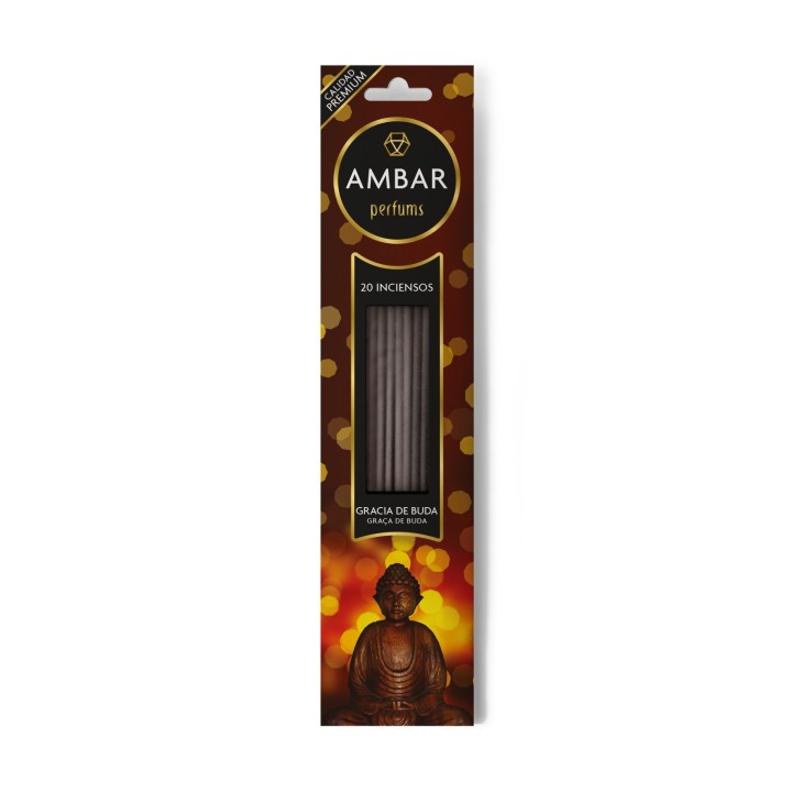 Incensi Grazia del Buddha [AMBAR] Bastoncini Profumati Meditazione