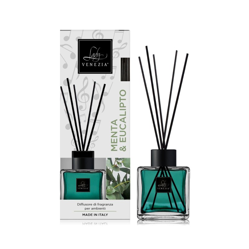 Profumatore  MENTA & EUCALIPTO 'Cubo' 100ml by Lady Venezia