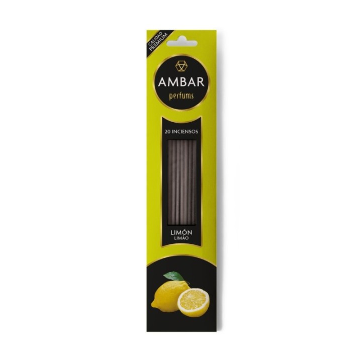 Incensi al Limone [AMBAR] Bastoncini Profumati Naturali 100%