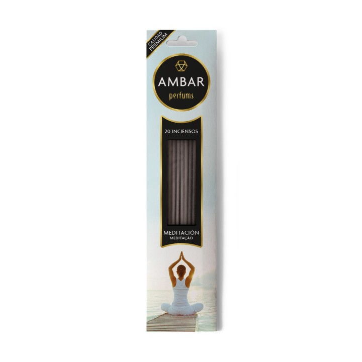 Incensi Meditazione [AMBAR] Bastoncini Profumati Naturali 100%