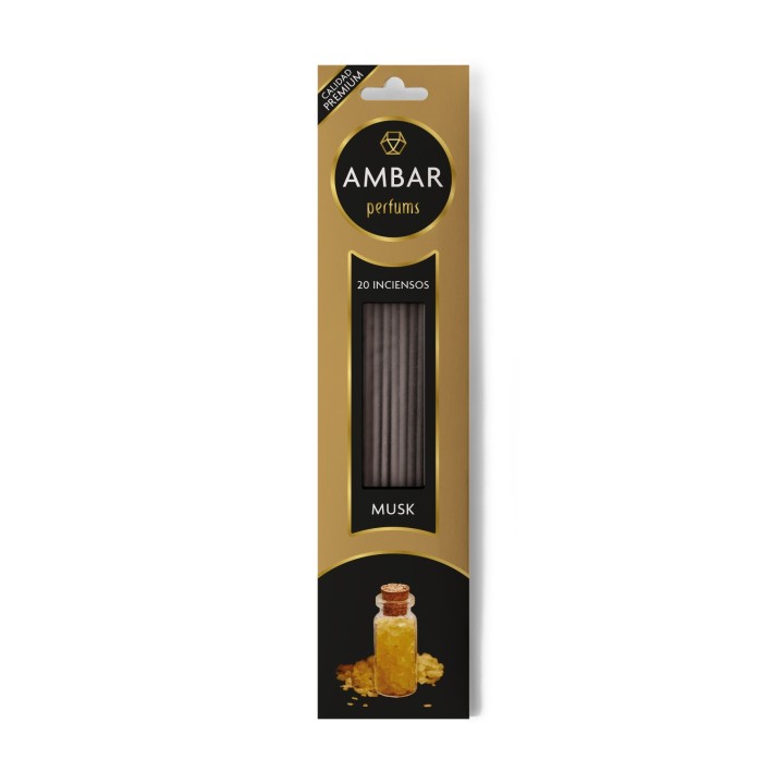 Incensi al Muschio [AMBAR] Bastoncini Profumati Naturali 100%