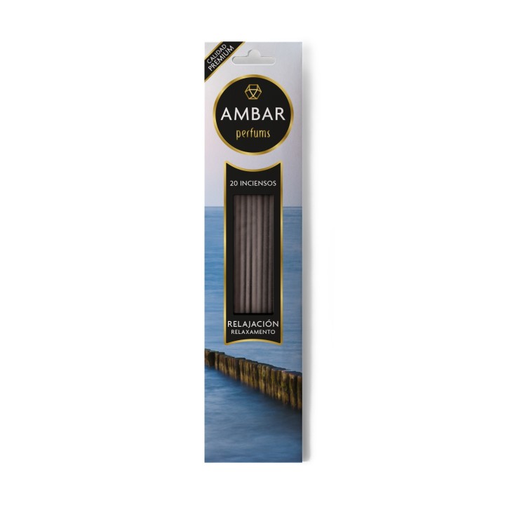 Incensi Relax [AMBAR] Bastoncini Profumati Benessere Naturale