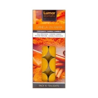 Pack 10 Tealights CANNELLA [4,5 Ore] by LUMAR Aromatic