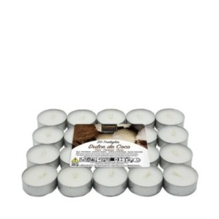 Pack 20 Tealights COCCO [4,5 Ore] by LUMAR Aromatic