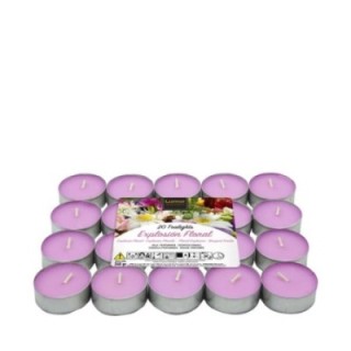 Pack 20 Tealights BOUQUET FLOREALE [4,5 Ore] by LUMAR Aromatic