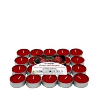 Pack 20 Tealights FRUTTI DI BOSCO [4,5 Ore] by LUMAR Aromatic