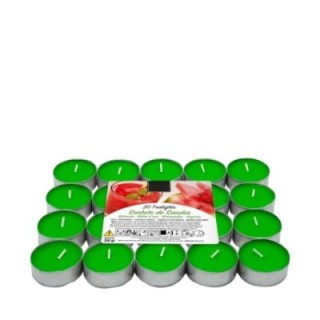 Pack 20 Tealights SORBETTO DI ANGURIA [4,5 Ore] by LUMAR Aromatic