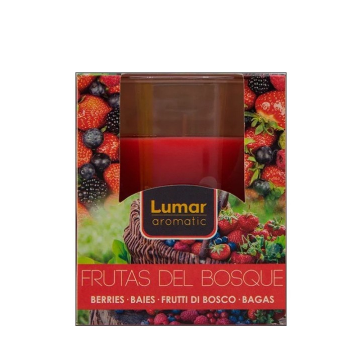 Candela Profumata BOX MONO-Vaso [+28h] FRUTTI DI BOSCO