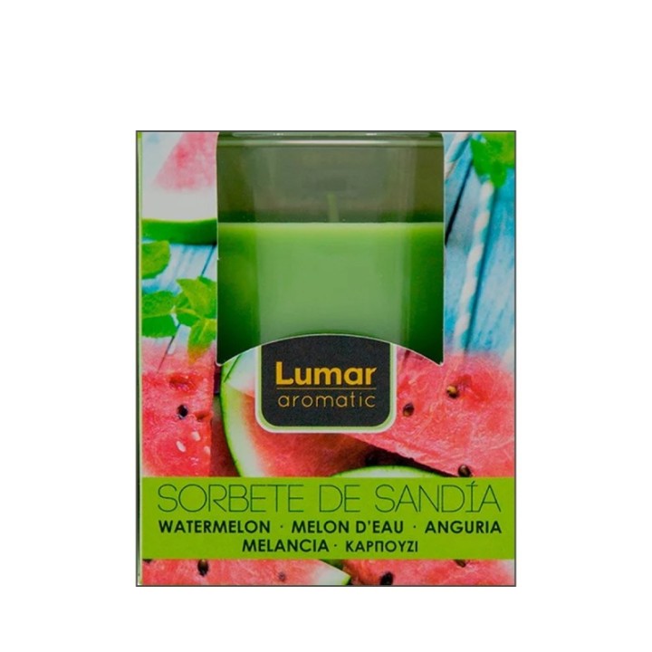 Candela Profumata BOX MONO-Vaso [+28h] SORBETTO DI ANGURIA