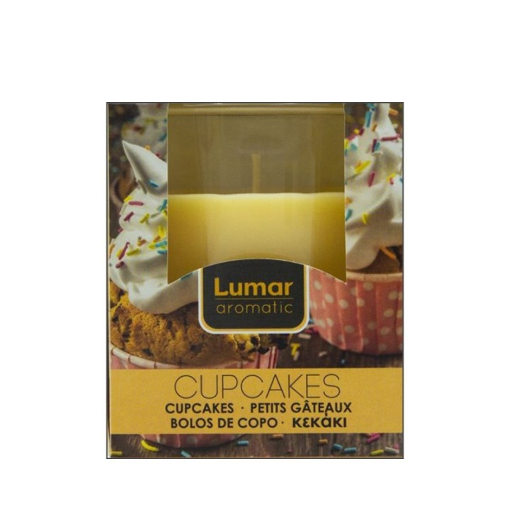 Candela Profumata BOX MONO-Vaso [+28h] CUPCAKE