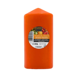Candela Profumata Pilastro [120x57mm] FRUTTI TROPICALI