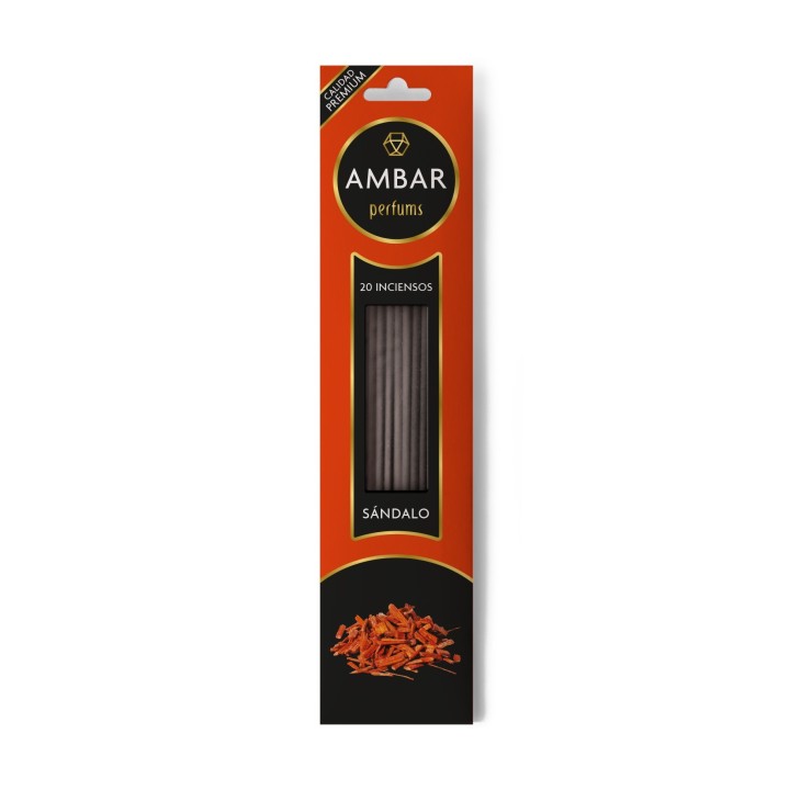 Incensi Sandalo e Olibano [AMBAR] Bastoncini Profumati Naturali