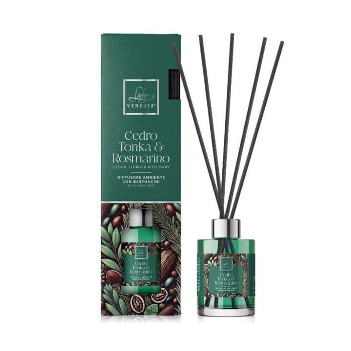 Profumo Ambiente CEDRO, TONKA & ROSMARINO | Fresh by Lady Venezia
