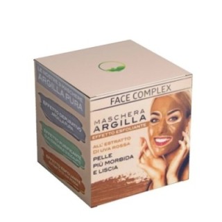 Face Complex | Maschera Viso Esfoliante con Argilla Pura con UVA ROSSA [50ml]