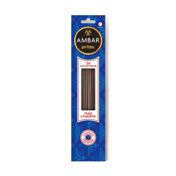 Incensi Nag Champa [AMBAR] Migliori Bastoncini Naturali India