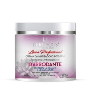 Dermacos | Crema da Massaggio RASSODANTE Intensiva con Ippocastano, Echinacea, Olio di Mandorla-Argan-Jojoba [500ml]