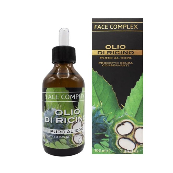 Olio di RICINO 100% Puro Rinforzante Unghie, Capelli, Ciglia [Face Complex]