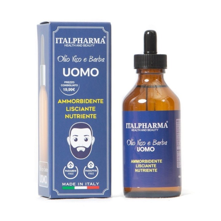 Italpharma | Olio Viso e Barba LINEA UOMO [100ml]