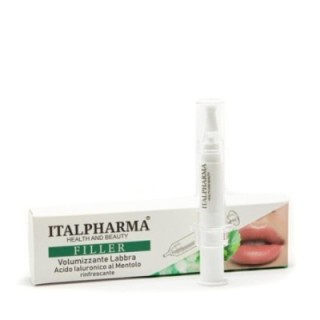 Italpharma | Filler Volumizzante Labbra con ACIDO IALURONICO e Mentolo [10ml]