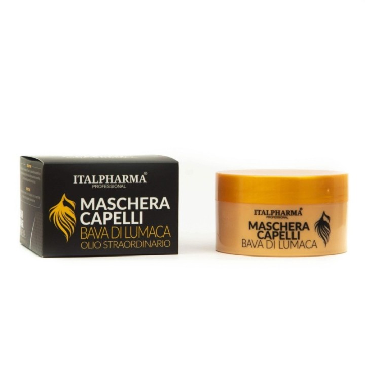Italpharma | Maschera Capelli alla BAVA DI LUMACA e OLIO STRAORDINARIO [250ml]