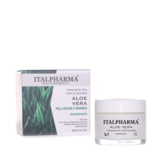 Crema Viso Rigenerante per Pelli Sensibili ALOE VERA [50ml]