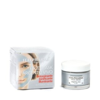 Maschera Viso ARGENTO VIVO  Formula DETOX Anti-Smog [50ml]