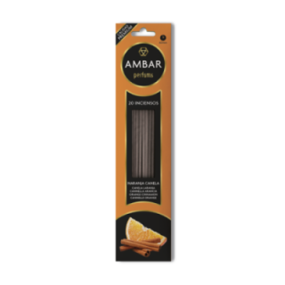 Incensi Arancia-Cannella [AMBAR] Bastoncini Profumati Naturali